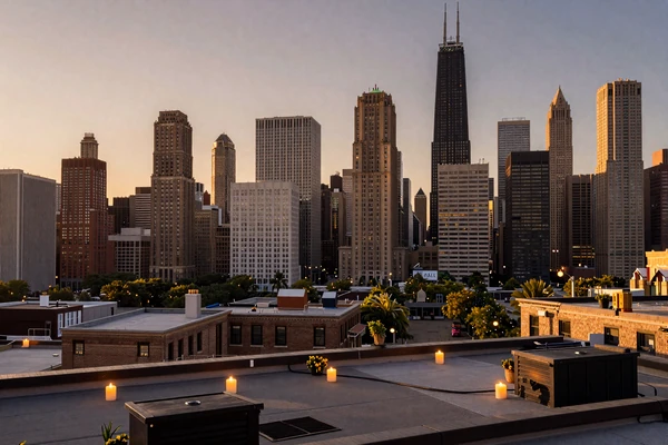 US city skyline representing BPDating local singles near me category